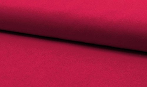 French Terry Sweatshirtstoff in Pink dunkel als Meterware zum Nähen, 50 cm French Terry Sweatshirtstoff in Pink dunkel als Meterware zum Nähen, 50 cm von Zierstoff einfach nähen