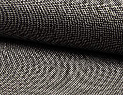 Jacquard Stretch Stoff in Schwarz Weiß, Salz und Pfeffer Optik, als Meterware zum Nähen, 50 cm Jacquard Stretch Stoff in Schwarz Weiß, Salz und Pfeffer Optik, als Meterware zum Nähen, 50 cm von Zierstoff einfach nähen