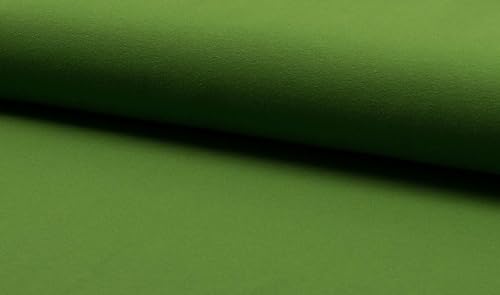 Jersey Stoff in Erbsengrün als Meterware zum Nähen, 50 cm Jersey Stoff in Erbsengrün als Meterware zum Nähen, 50 cm von Zierstoff einfach nähen