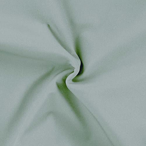 Softshell, Mint hell, unifarben als Meterware zum Nähen, 50 cm von Zierstoff einfach nähen