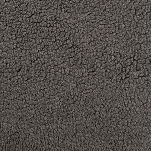 Teddystoff, Teddysweat, unifarben Grau als Meterware zum Nähen, 50 cm Teddystoff, Teddysweat, unifarben Grau als Meterware zum Nähen, 50 cm von Zierstoff einfach nähen