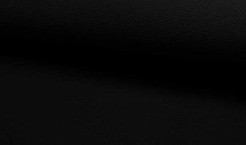 Waffeljersey, Jersey mit kleinem Waffelmuster - Schwarz als Meterware, 50 cm Waffeljersey, Jersey mit kleinem Waffelmuster - Schwarz als Meterware, 50 cm von Zierstoff einfach nähen