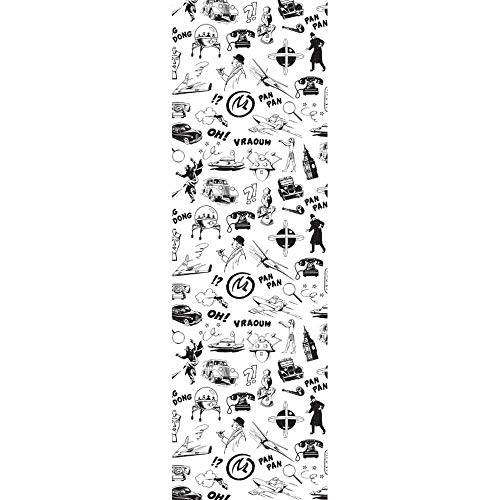 ZigZag Editions Paper Bookmark Blake and Mortimer, Black and White Drawings (50x170mm) von ZigZag Editions