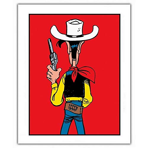 ZigZag Editions Poster offset Lucky Luke, ready to shoot (40x60cm) von Difuzed