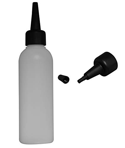 VanAnderen 12 Stück HD-PE-Flaschen 100 ml mit schwarzer Spritztülle - Leerflasche Kunstoffflasche Plastikflasche Spritzflasche Liquid-Quetschflasche mit Aufträgerspitze zum befüllen und mischen VanAnderen 12 Stück HD-PE-Flaschen 100 ml mit schwarzer Spritztülle - Leerflasche Kunstoffflasche Plastikflasche Spritzflasche Liquid-Quetschflasche mit Aufträgerspitze zum befüllen und mischen von VanAnderen