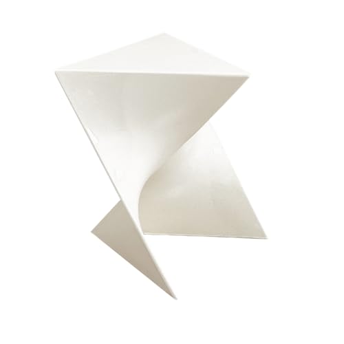 Zihpil Beistelltisch Aus Acryl Stapelbarer Geometrischer, BenöTigt Stilvolle Wohnkultur, Dekorativer Tisch, Couchtisch, Sofatisch, Designertisch, FüR Schlafzimmer, BüRo,Weiß Zihpil Beistelltisch Aus Acryl Stapelbarer Geometrischer, BenöTigt Stilvolle Wohnkultur, Dekorativer Tisch, Couchtisch, Sofatisch, Designertisch, FüR Schlafzimmer, BüRo,Weiß von Zihpil