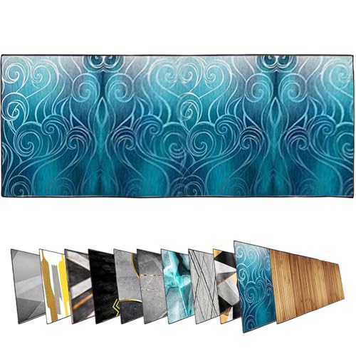 Ziligengsheng Teppich Läufer, Flurteppich, niedriger Flor Teppich, KüChe Bedroom Brücken Hallway Carpet, Dauerhaft Läuferteppich, Wohnzimmer Teppich für Hund, Küchen, 70x200cm, Blauzeichnung Ziligengsheng Teppich Läufer, Flurteppich, niedriger Flor Teppich, KüChe Bedroom Brücken Hallway Carpet, Dauerhaft Läuferteppich, Wohnzimmer Teppich für Hund, Küchen, 70x200cm, Blauzeichnung von Ziligengsheng