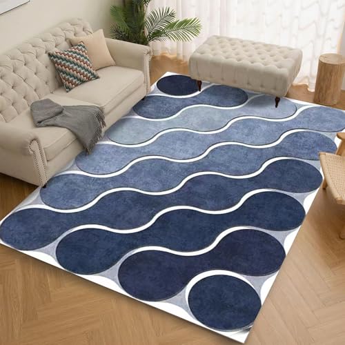 Ziligengsheng Wohnzimmer Teppich 350x400cm, Große Teppiche, Sammlung Böden Dekor für Schlafzimmer, niedriger Flor, dünner Teppich pflegeleicht Küchenvorleger für Bettvorleger Matte, Farbverlauf Ziligengsheng Wohnzimmer Teppich 350x400cm, Große Teppiche, Sammlung Böden Dekor für Schlafzimmer, niedriger Flor, dünner Teppich pflegeleicht Küchenvorleger für Bettvorleger Matte, Farbverlauf von Ziligengsheng