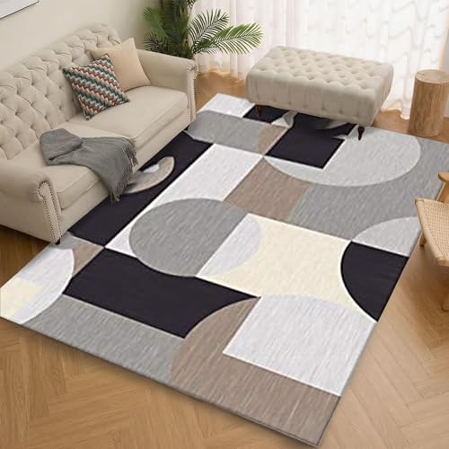 Ziligengsheng Wohnzimmer Teppich 350x450cm, Große Teppiche, Sammlung Böden Dekor für Schlafzimmer, niedriger Flor, dünner Teppich pflegeleicht Küchenvorleger für Bettvorleger Matte, Geometrisch Ziligengsheng Wohnzimmer Teppich 350x450cm, Große Teppiche, Sammlung Böden Dekor für Schlafzimmer, niedriger Flor, dünner Teppich pflegeleicht Küchenvorleger für Bettvorleger Matte, Geometrisch von Ziligengsheng