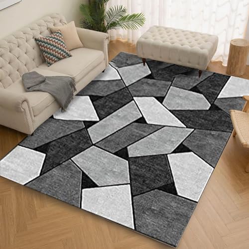Ziligengsheng Wohnzimmerteppich 140x260cm, Weiche rutschfeste Teppiche Passend rutschfest Schlafzimmerteppich, pflegeleicht Küchenvorleger, für Wohnzimmer,Schlafzimmer und terrasse Unregelmäßig Ziligengsheng Wohnzimmerteppich 140x260cm, Weiche rutschfeste Teppiche Passend rutschfest Schlafzimmerteppich, pflegeleicht Küchenvorleger, für Wohnzimmer,Schlafzimmer und terrasse Unregelmäßig von Ziligengsheng