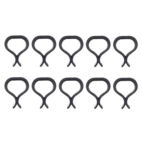 10 Stück rutschfeste Möbel-Clips für Rattan-Verbindung, Kunststoff-Verschlüsse für Terrassen- und Gartenmöbel im Freien (klein) von Zilimontt