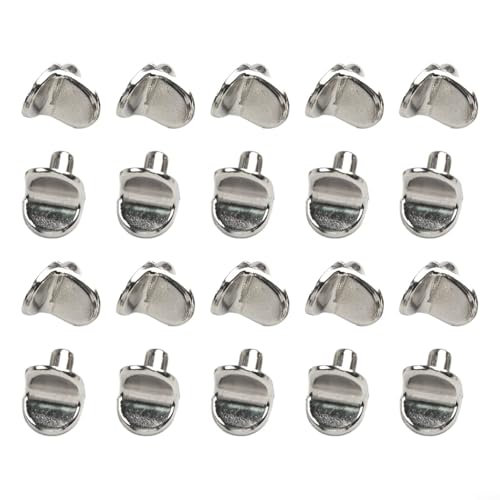 20 Stück Regalstützstifte, zuverlässige Metallhalterungen für maximalen Stauraum in Häusern von Zilimontt