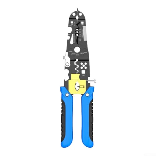 29-in-1 Professionelle Elektrikerzange mit Abisolierzange Crimp- und Schneidwerkzeug für 0,5-6 mm Drähte, Chrom-Vanadium-Stahlkonstruktion mit ergonomischem TPR 29-in-1 Professionelle Elektrikerzange mit Abisolierzange Crimp- und Schneidwerkzeug für 0,5-6 mm Drähte, Chrom-Vanadium-Stahlkonstruktion mit ergonomischem TPR von Zilimontt
