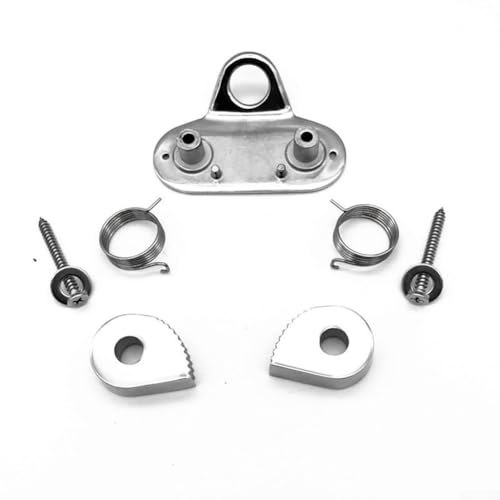 316 Edelstahl Marine Cam Cleat und Fairlead für Kajak Kanu Segeln Drahtseil bis 15 mm mit einfacher Seilverstellung Design 316 Edelstahl Marine Cam Cleat und Fairlead für Kajak Kanu Segeln Drahtseil bis 15 mm mit einfacher Seilverstellung Design von Zilimontt