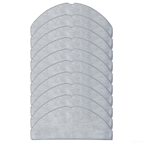 4/10 Stück Ersatz-Mopp-Tücher, kompatibel mit Conga 8490 Staubsauger, Vakuum-Ersatz-Pads, waschbare Mikrofaser-Wischmopp-Nachfüllungen (10 Stück) von Zilimontt