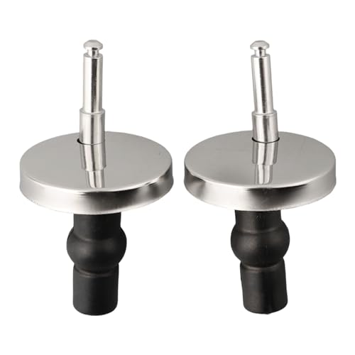 47 mm und 55 mm WC-Deckel-Montagescharnier-Set mit Stahl- und Gummikomponenten für lange Lebensdauer (4,7 cm) von Zilimontt