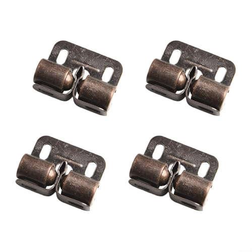 4er Set Rollschnäpper für Schränke aus Eisenstahl mit Federschnäpper und Schließblechen 4er Set Rollschnäpper für Schränke aus Eisenstahl mit Federschnäpper und Schließblechen von Zilimontt