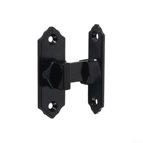 90-Grad-Verriegelungsmechanismus für Türen, linkes und rechtes Schieberiegel-Design (schwarz) von Zilimontt