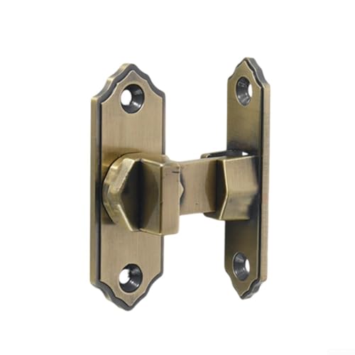 90 Grad Verriegelungsmechanismus für Türen, links und rechts Schieberiegel Design (Bronze) von Zilimontt