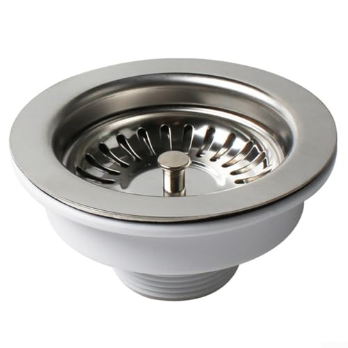 Abflusssieb für Küchenspüle mit 114 mm Edelstahl-Flansch für einfache Reinigung Abflusssieb für Küchenspüle mit 114 mm Edelstahl-Flansch für einfache Reinigung von Zilimontt