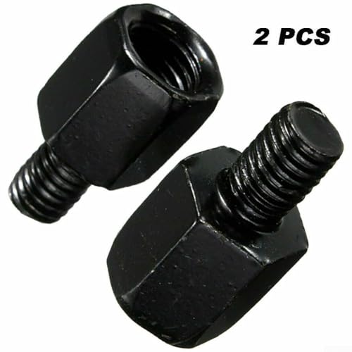 Aluminium Motorrad Spiegel Adapter Effizientes 10 mm Buchse auf 8 mm Stecker Übergangsset von Zilimontt