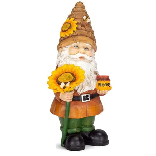 Auffällige Gartenzwerg-Statue aus Harz, ideal für die Dekoration Ihres Rasens oder Innenbereichs (B) von Zilimontt
