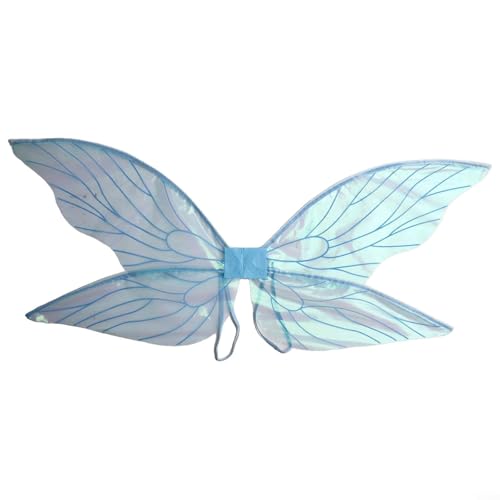 Bunte Kostümflügel für Kinder, für besondere Anlässe und lustige Verkleidungsaktivitäten (blau) von Zilimontt