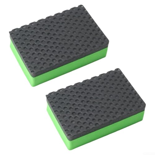 Clay Bar Schwamm Set zur Autopflege 2 Stück für schnelle und effektive Reinigung (Grün) von Zilimontt