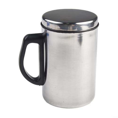 Edelstahl-Kaffeebecher für Reisen, isoliertes Design, 350 ml/500 ml, perfekt für Zuhause und Büro (500 ml) von Zilimontt