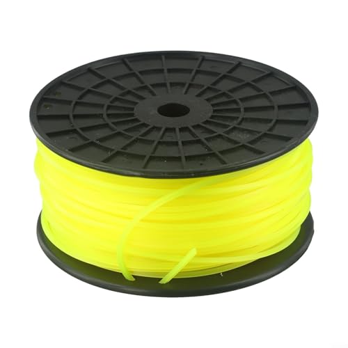 Effizienter gelber Trimmerfaden für Rasentrimmer, 3 mm x 100 m, Nylon, einfach zu bedienen Effizienter gelber Trimmerfaden für Rasentrimmer, 3 mm x 100 m, Nylon, einfach zu bedienen von Zilimontt