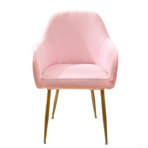 Elegantes Design Stuhlschoner aus weichem Material für einen gehobenen Look (Rosa) von Zilimontt