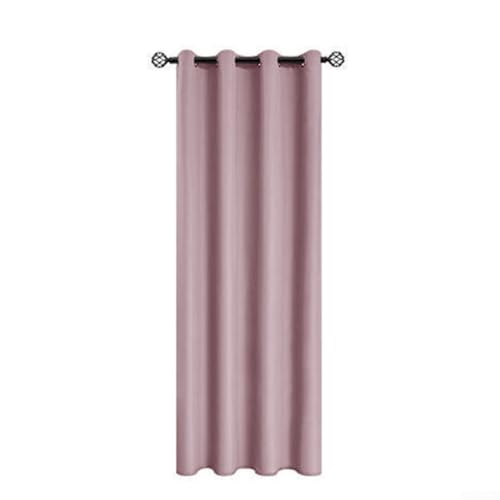 Energetic Savings with Quilted Blackout Drapes Designed to Maintain Warmth and Comfort in Your Home (Pink) von Zilimontt