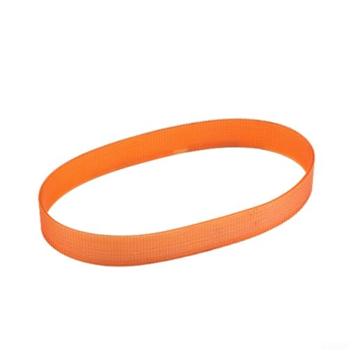 Ersatzriemen für elektrische Sägemaschinen, passend für Typ 255, Umfang 490 mm, Polyurethan- und Gummi-Konstruktion (orange) von Zilimontt