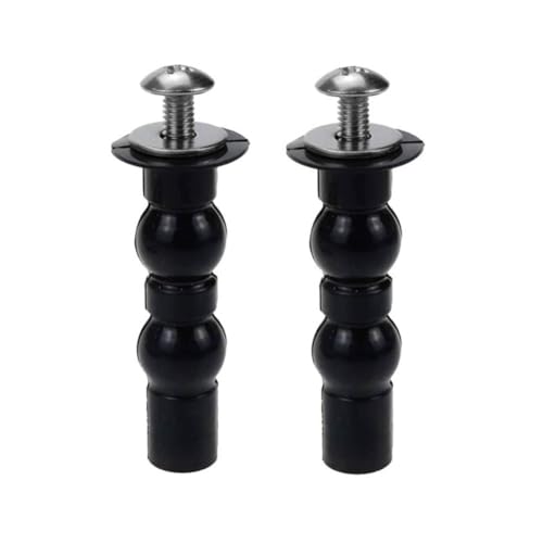 Expanding Rubber Bolt and Top Nuts Set for Toilet Hinge Screw Replacement Compatible with Common Toilet Bolts (2pcs) von Zilimontt