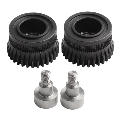 Extruder Gear Kit (2 Stück) K1 Getriebe (2 Stück) K1 Max Extruder Getriebe Kit Vollmetall Filament Drive Extruder Getriebe für K1/K1 Max/K1C gehärteter Stahl galvanisierte Drucker Zubehör Teile von Zilimontt