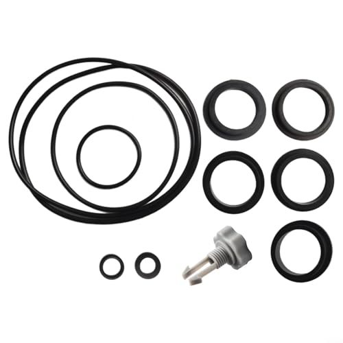 Für Intex Sandfilterpumpe Reparatursatz mit Luftablassventil O-Ringe Dichtung Dichtungssatz Pool Ausrüstung Teile Ersatz inkl. Tank O-Ring L-Form Dichtungen von Zilimontt