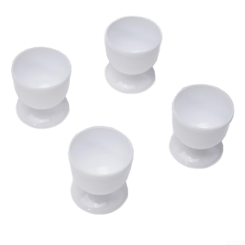 Funktionales Eierbecherhalter-Set mit 48 Teilen, perfekte Lösung, um köstlich gekochte Eier zu servieren (4 Stück) von Zilimontt