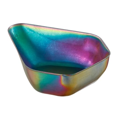 Funktionales Kaffeebohnentablett aus Edelstahl für genaue Messung und stilvolles Design, perfekt für Ihre Küche (bunt) von Zilimontt
