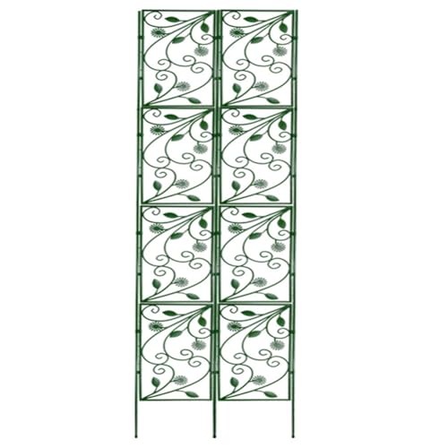 Garten-Rankgitter für Kletterpflanzen, rostfreie Konstruktion, unterstützt Obst, Gemüse, Blumen, mit platzsparendem Design für Innen- und Außenbereich, Gartenarbeit (150 x 77 cm) von Zilimontt