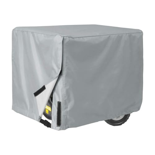 Generatorabdeckung für den Außenbereich, wasserdicht, mit reißfestem Stoff, Doppelnähte und elastischer Saumkordel für sicheren Sitz bei Wind und Regen, Grau Generatorabdeckung für den Außenbereich, wasserdicht, mit reißfestem Stoff, Doppelnähte und elastischer Saumkordel für sicheren Sitz bei Wind und Regen, Grau von Zilimontt