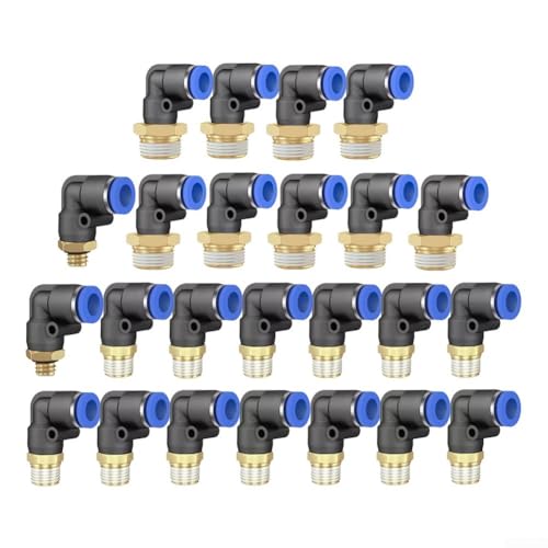 Gewinde-Schnellverbinder für pneumatischen Ellenbogen PL416 Fitting für effektive Luftstromkontrolle (PL14-04) von Zilimontt