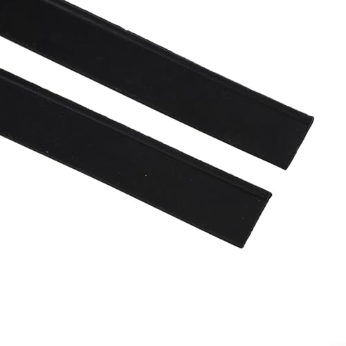 Glasabzieher Ersatzstreifen, 104 cm lang, perfekte Passform für die meisten Standard-Rakel (Schwarz) von Zilimontt