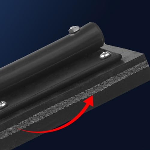 Gummiboden Verlegeblock mit ergonomischem Griff für Holzböden und Fliesenverlegung, aus für langlebige Gummi- und Eisenkonstruktion für Vinyldielen(E) von Zilimontt