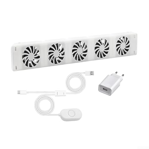Heizkörper Ventilator, Heizkörperlüfter, Heizungsventilator Bei Unzureichender Heizung Und Heizkörpern Heizkamin Lüftung Heizverstärker Sparen Sie 12 Bis 100 CFM An Energie- Und Heizkosten(MONO-SET) von Zilimontt