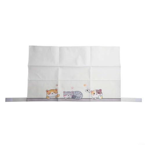 Heizkörperabdeckung mit niedlichem Katzenmotiv für verbesserte Ästhetik und Staubschutz (60 cm) von Zilimontt