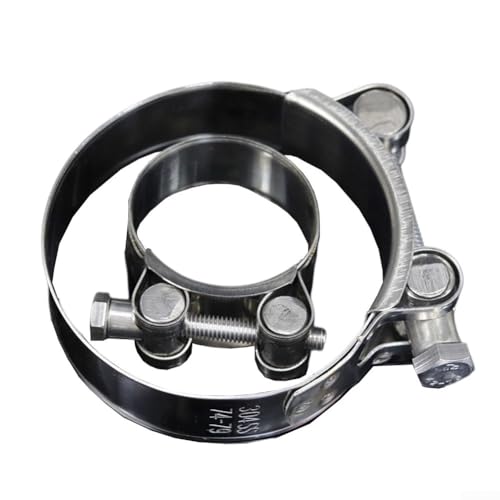 Hochfeste Edelstahl-Schlauchschellen mit einfacher Anpassung für Heimwerker und professionellen Gebrauch, 10 Stück (60–63 mm) von Zilimontt