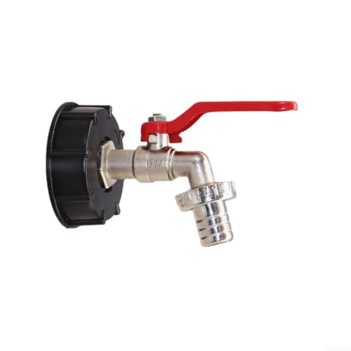 IBC Adapter mit 3/4 Zoll Auslaufhahn für schnellen und einfachen Regenwasserzugang (3/4) von Zilimontt