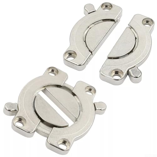 Innovatives Design, 2 Stück Holzplattenverbinder mit zuverlässigem Drehmechanismus aus Zinklegierung Innovatives Design, 2 Stück Holzplattenverbinder mit zuverlässigem Drehmechanismus aus Zinklegierung von Zilimontt