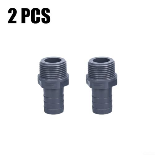 Kunststoff-Schlauchstutzen, männlicher Adapter für Teich-Wasserleitungen (20 mm) von Zilimontt