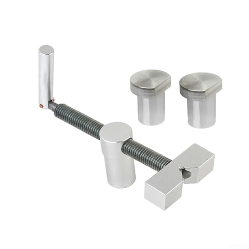 Langlebige Schreibtischklemme für Holzbearbeitung mit Einstellmechanismus, Aluminiumlegierungskonstruktion für 34 mm große Bank-Hundelöcher, Mehrzweck-Werkbank-Zubehör für (C) von Zilimontt